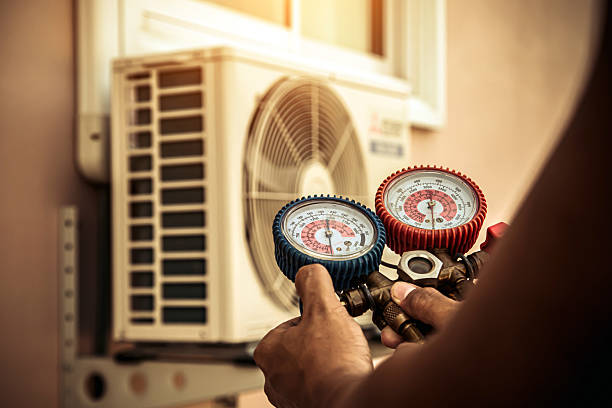 Professional Emergency Hvac technician working in Harmony, PA